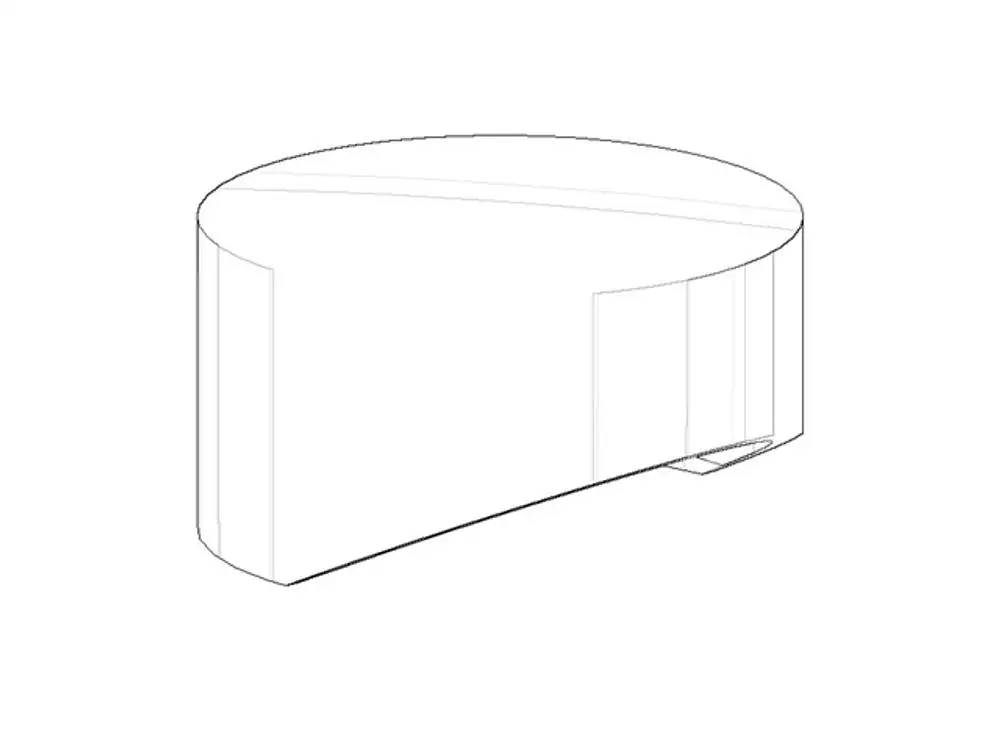 DORNBRACHT Griff ERSATZTEILE 092088046 D. 43 x 23 mm chr gebürstet, 092088046-93 Galeriebild 1
